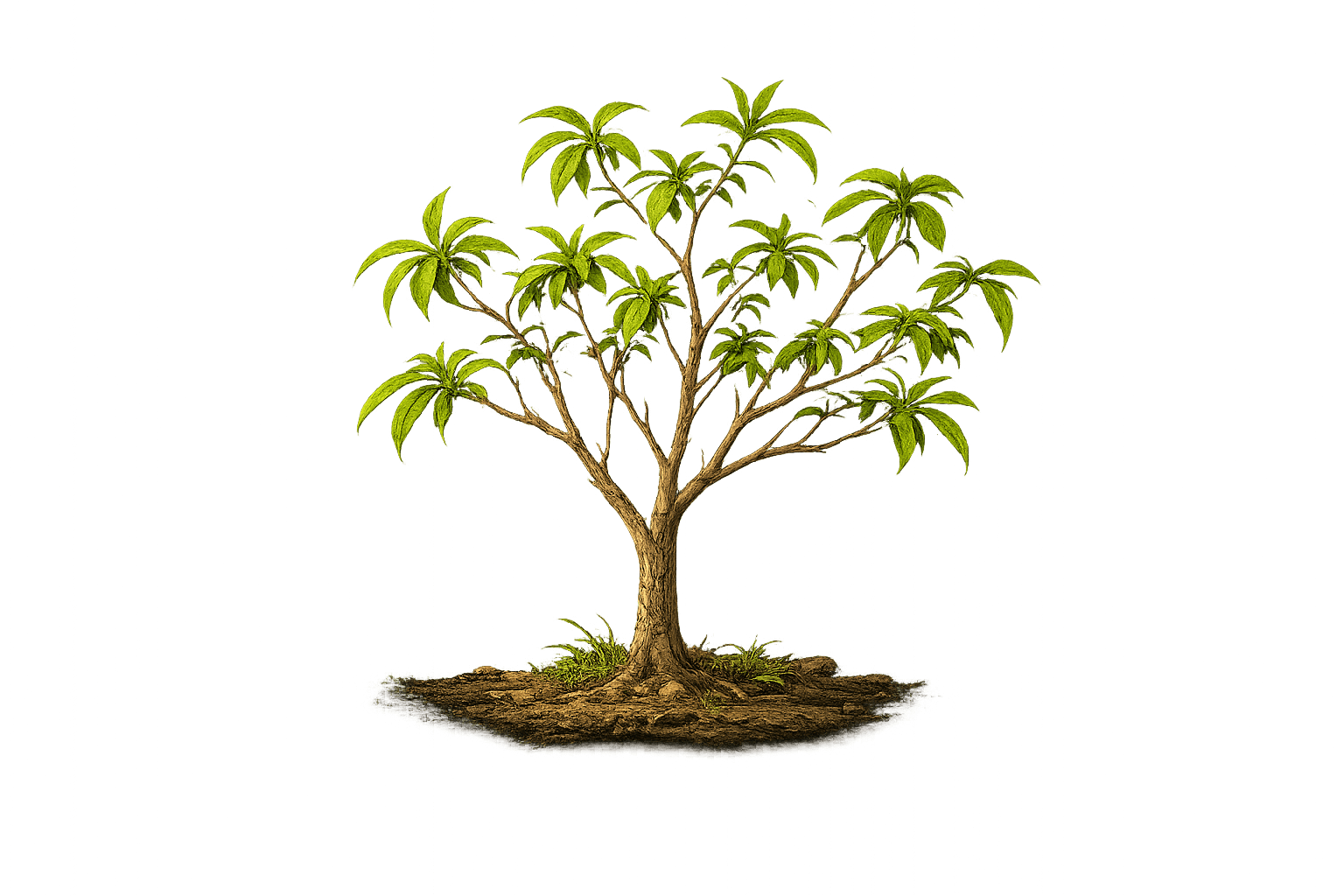 Dormant stage of mango tree